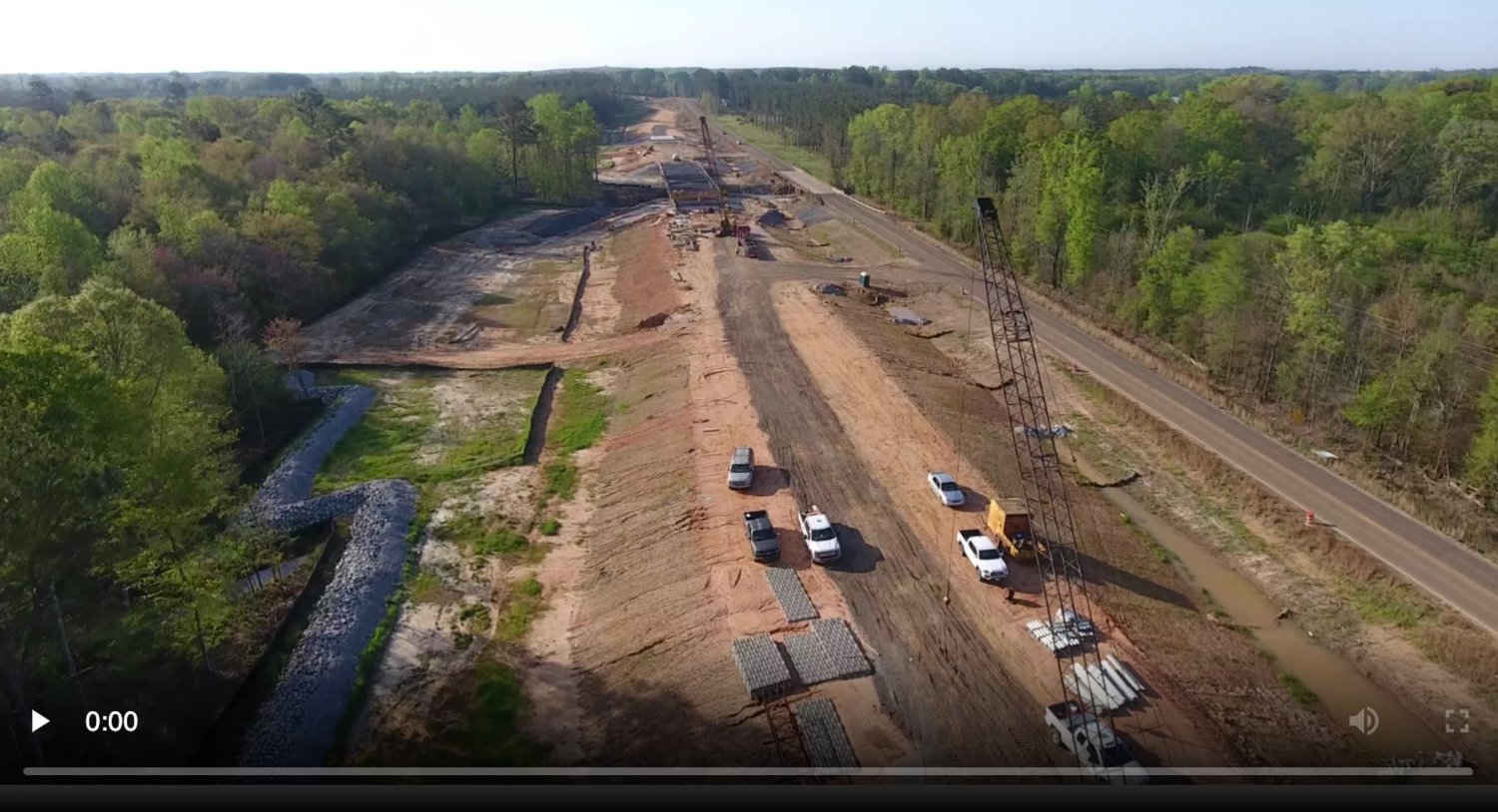 Tucker bridge construction continuing